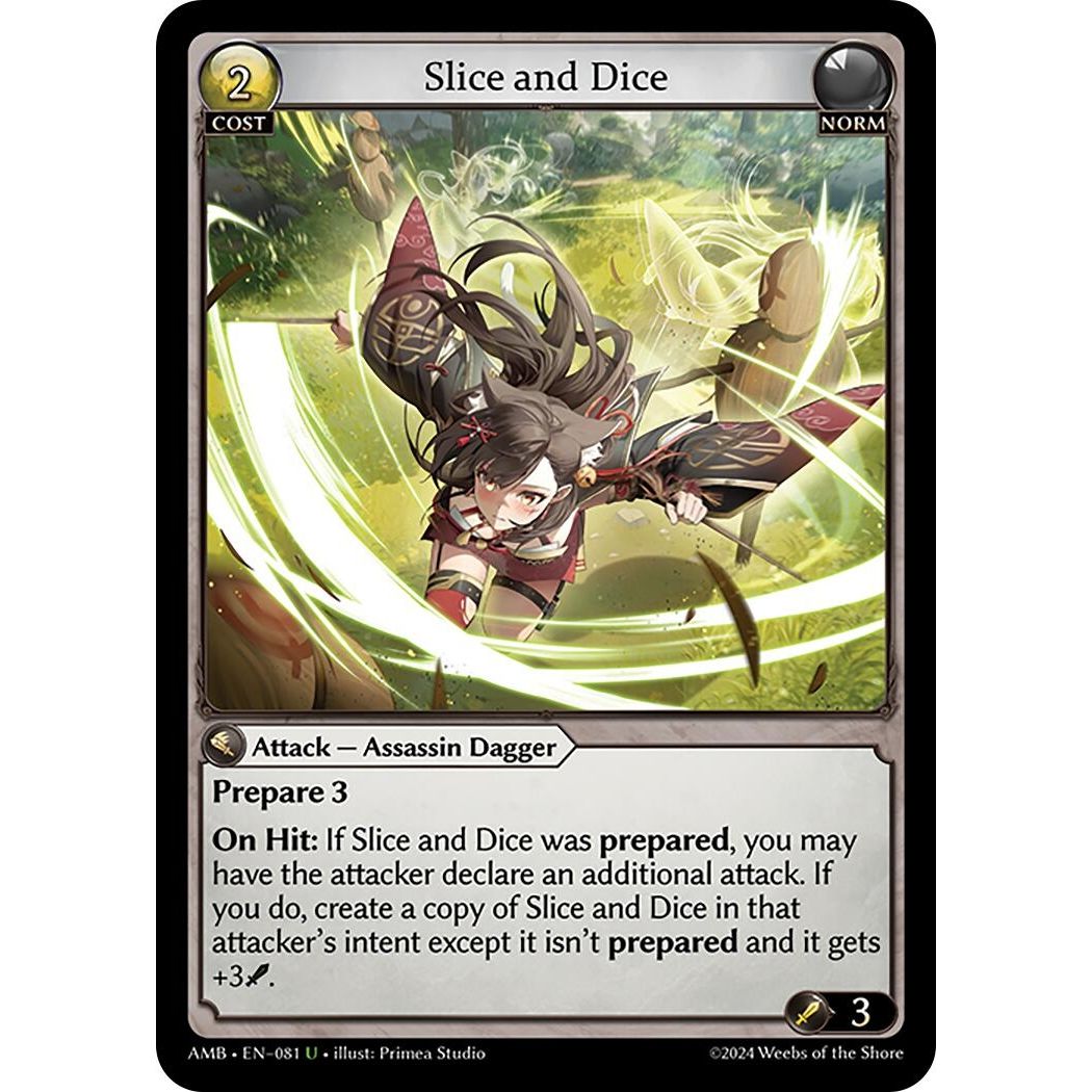 Image for Slice and Dice (081) (Mortal Ambition) - Grand Archive TCG