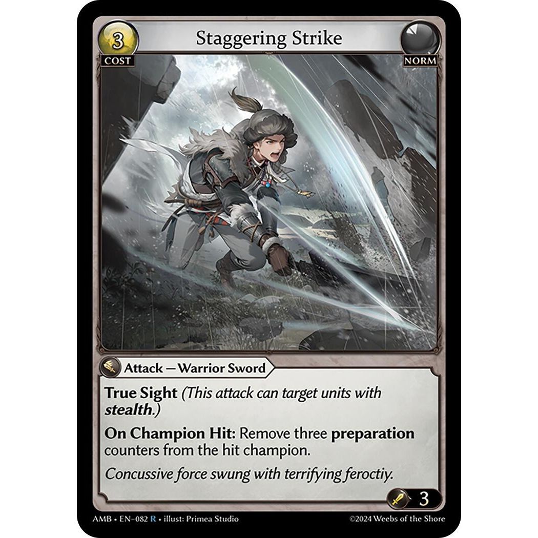 Image for Staggering Strike (082) (Mortal Ambition) - Grand Archive TCG