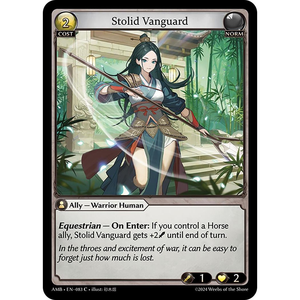 Image for Stolid Vanguard (083) (Mortal Ambition) - Grand Archive TCG