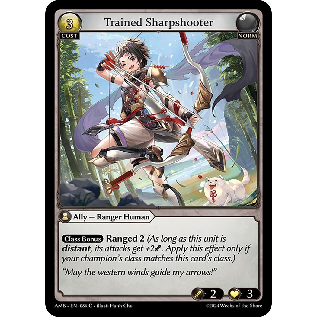 Image for Trained Sharpshooter (086) (Mortal Ambition) - Grand Archive TCG