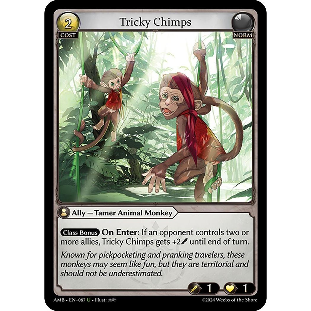 Image for Tricky Chimps (087) (Mortal Ambition) - Grand Archive TCG