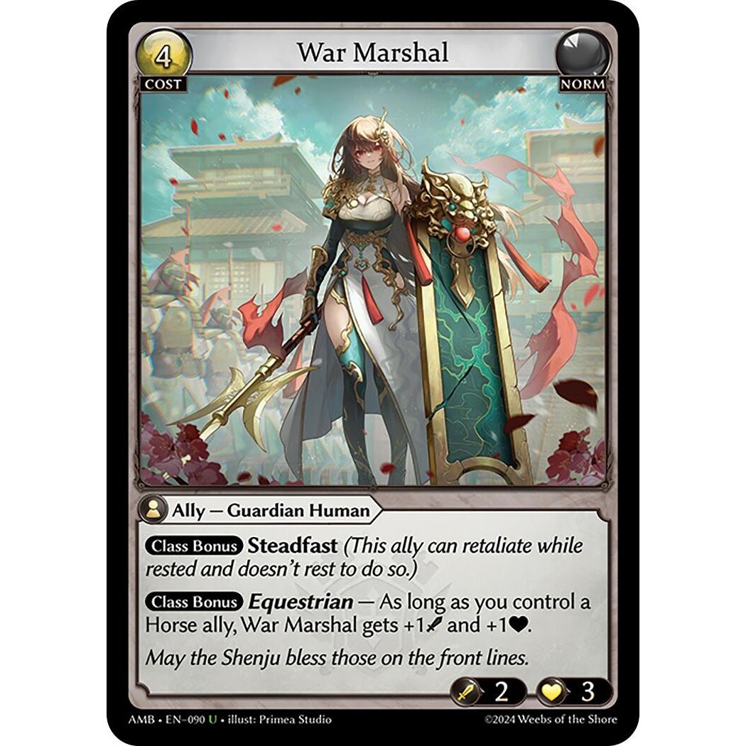 Image for War Marshal (090) (Mortal Ambition) - Grand Archive TCG