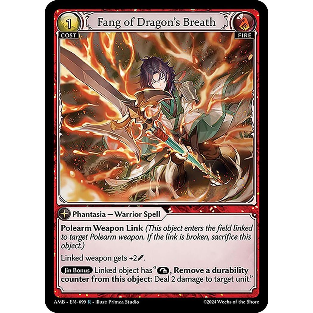 Image for Fang of Dragon's Breath (099) (Mortal Ambition) - Grand Archive TCG