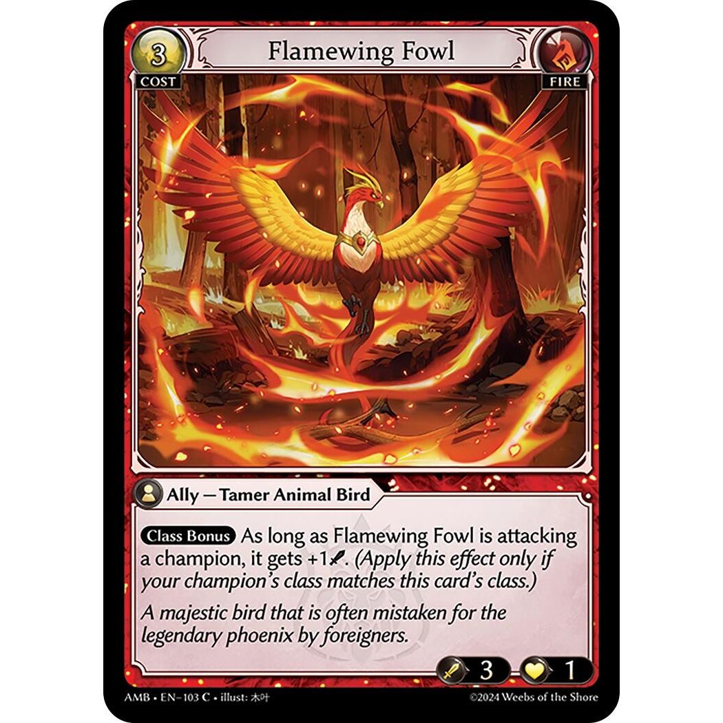 Image for Flamewing Fowl (103) (Mortal Ambition) - Grand Archive TCG