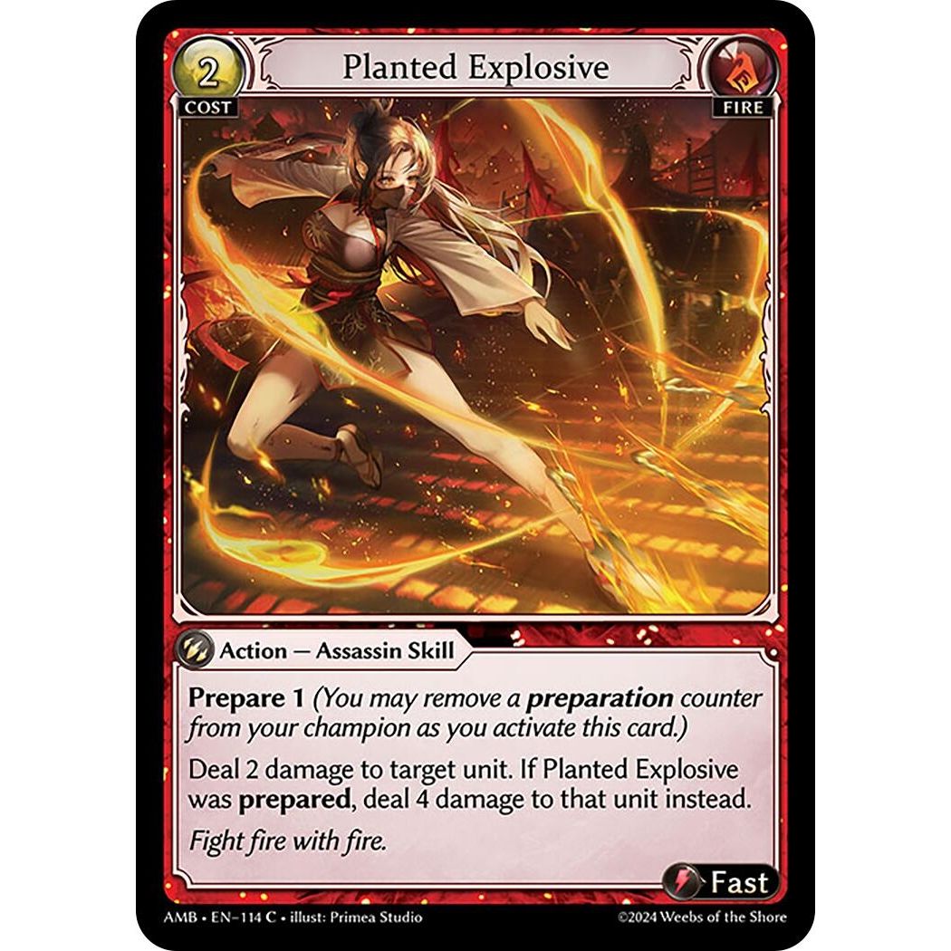 Image for Planted Explosive (114) (Mortal Ambition) - Grand Archive TCG