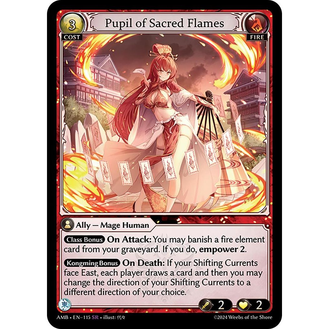 Image for Pupil of Sacred Flames (115) (Mortal Ambition) - Grand Archive TCG
