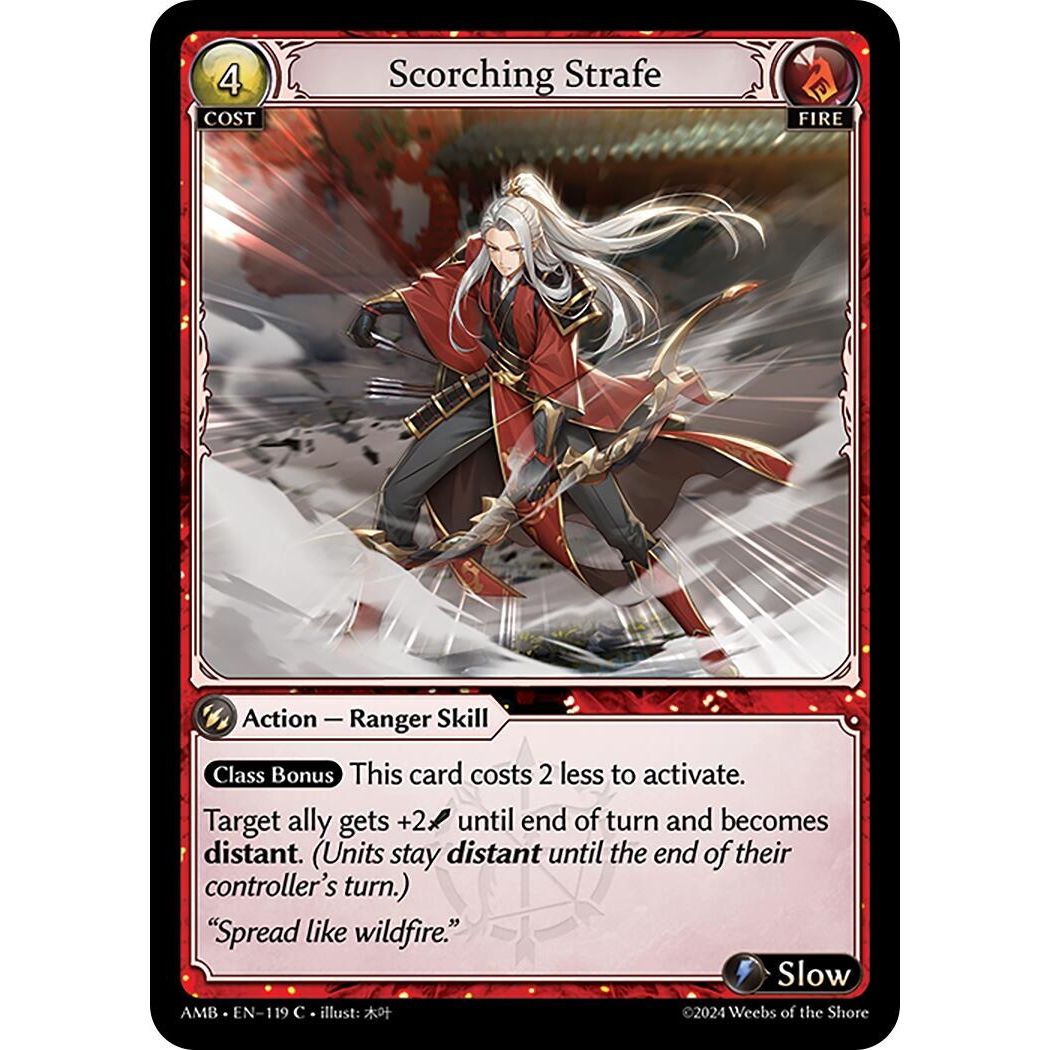 Image for Scorching Strafe (119) (Mortal Ambition) - Grand Archive TCG