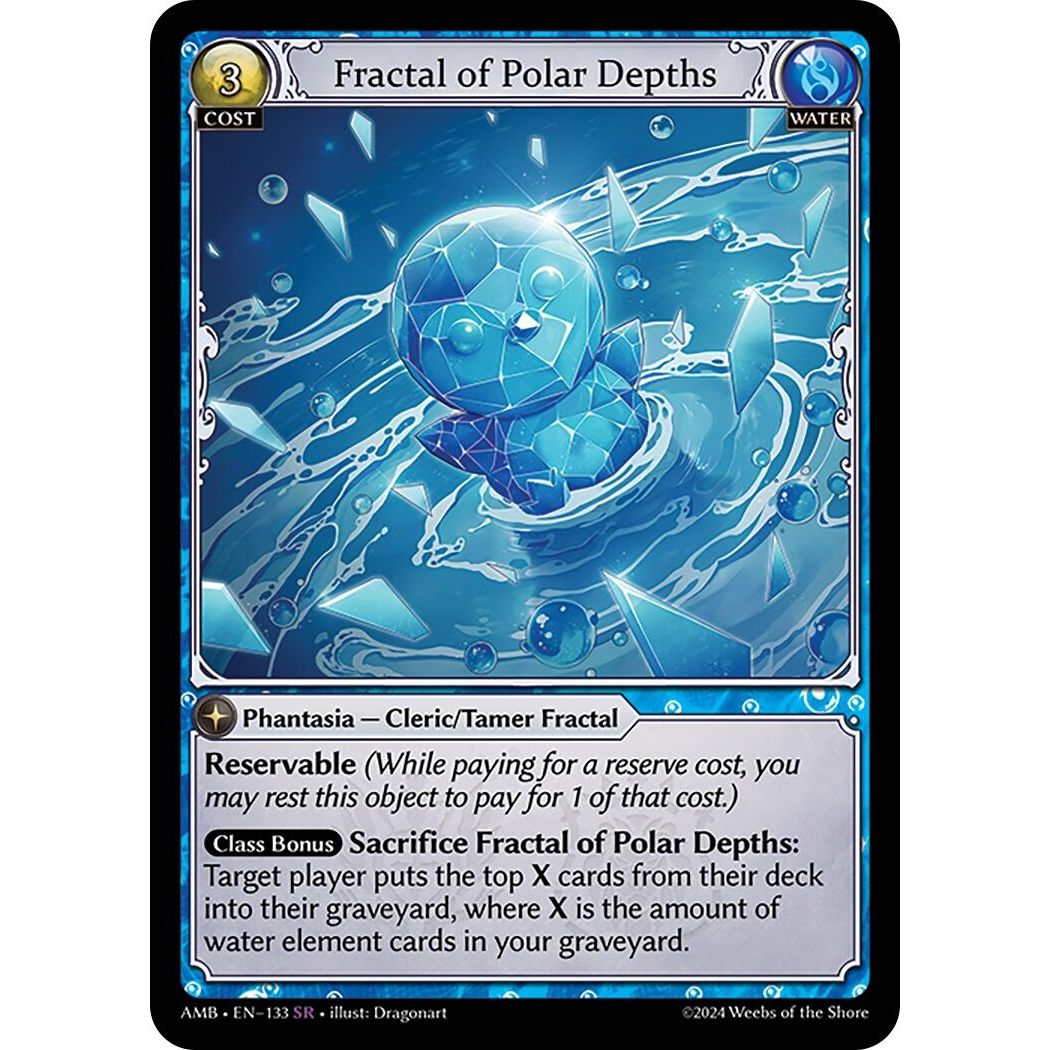 Image for Fractal of Polar Depths (133) (Mortal Ambition) - Grand Archive TCG