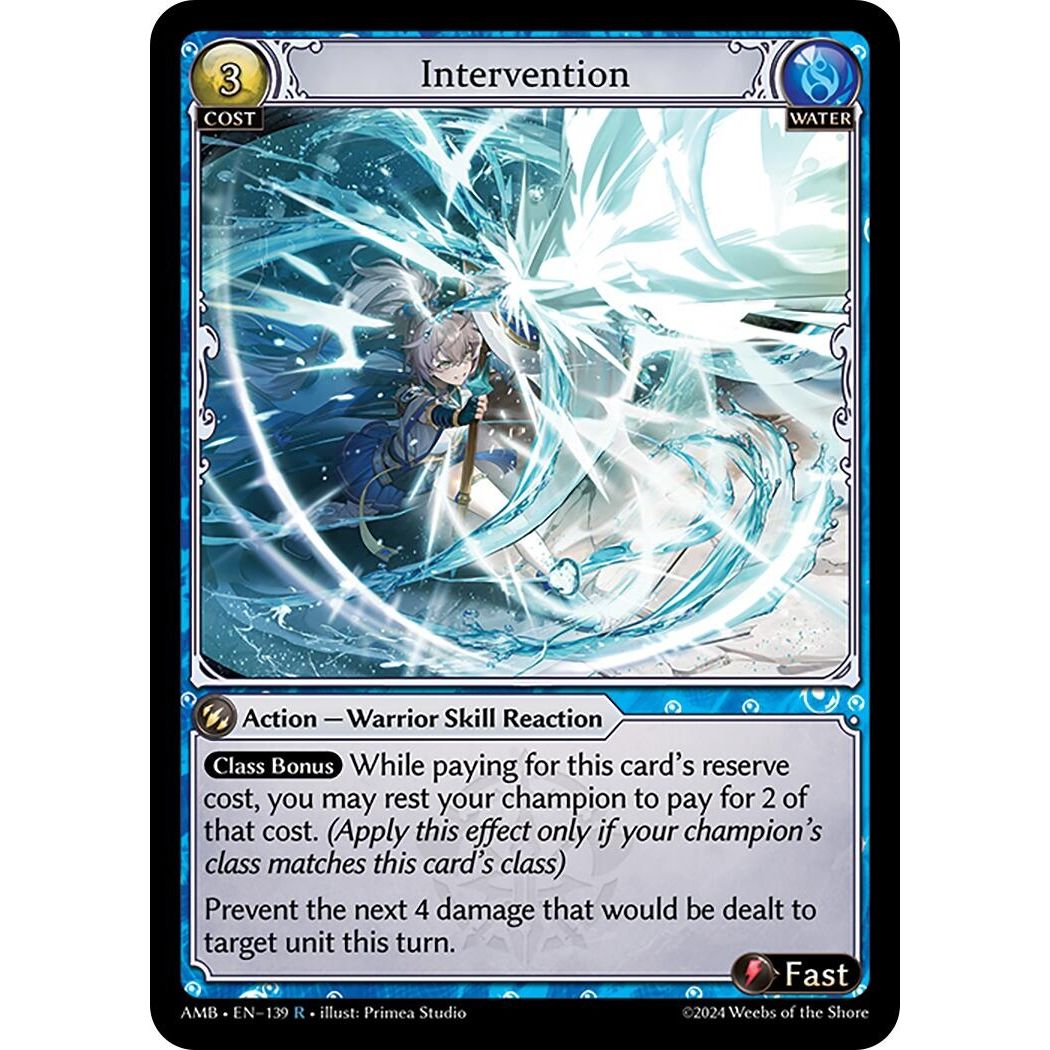 Image for Intervention (139) (Mortal Ambition) - Grand Archive TCG