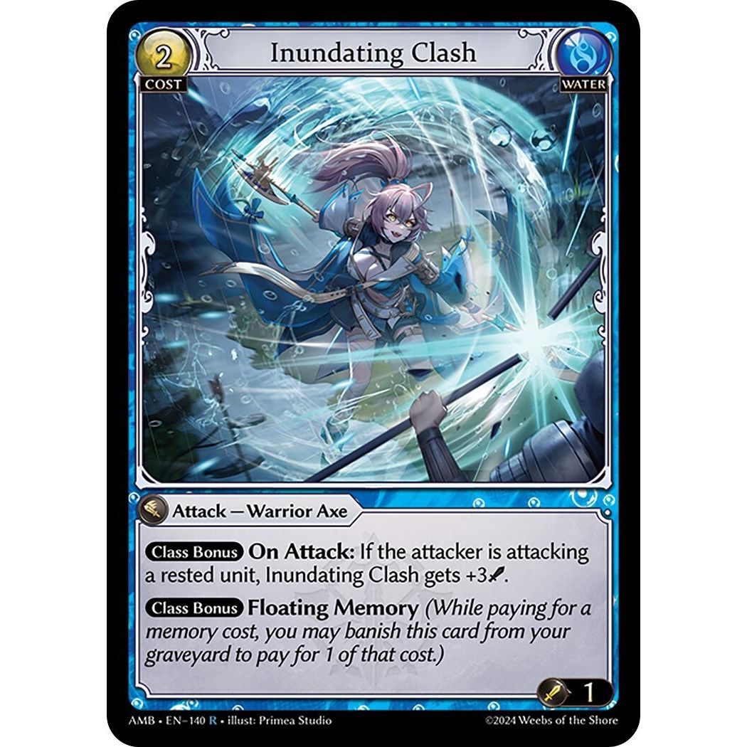 Image for Inundating Clash (140) (Mortal Ambition) - Grand Archive TCG