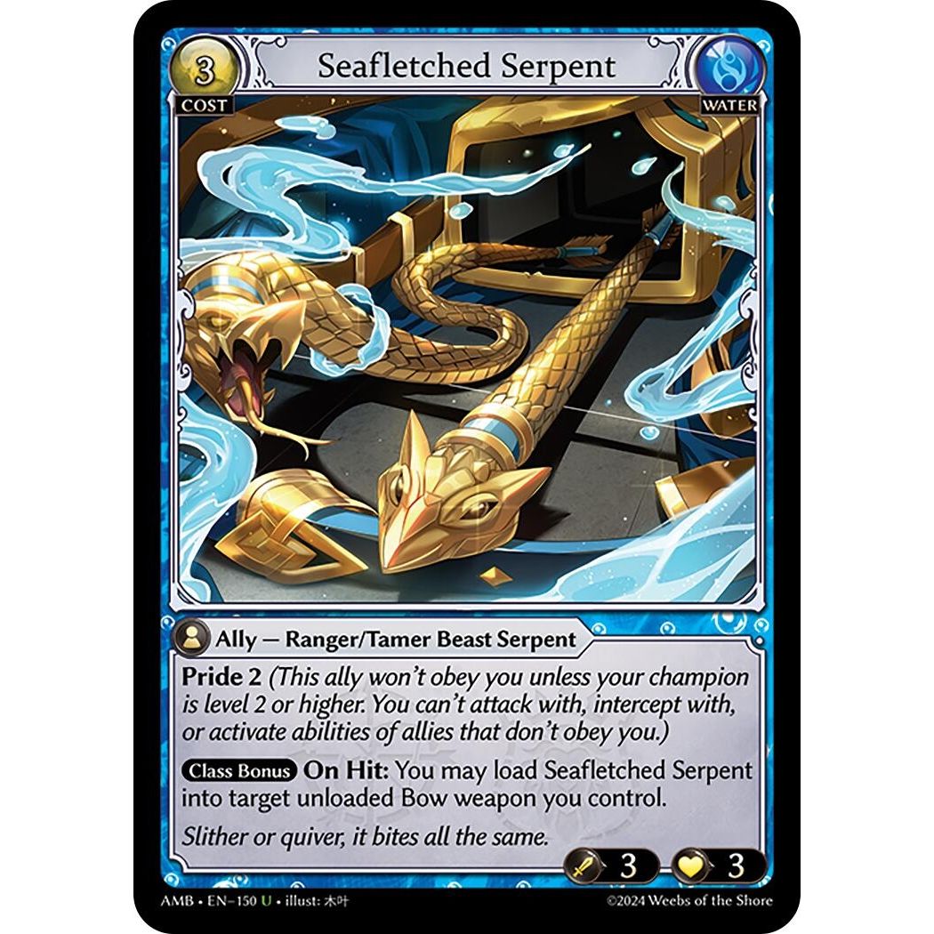 Image for Seafletched Serpent (150) (Mortal Ambition) - Grand Archive TCG