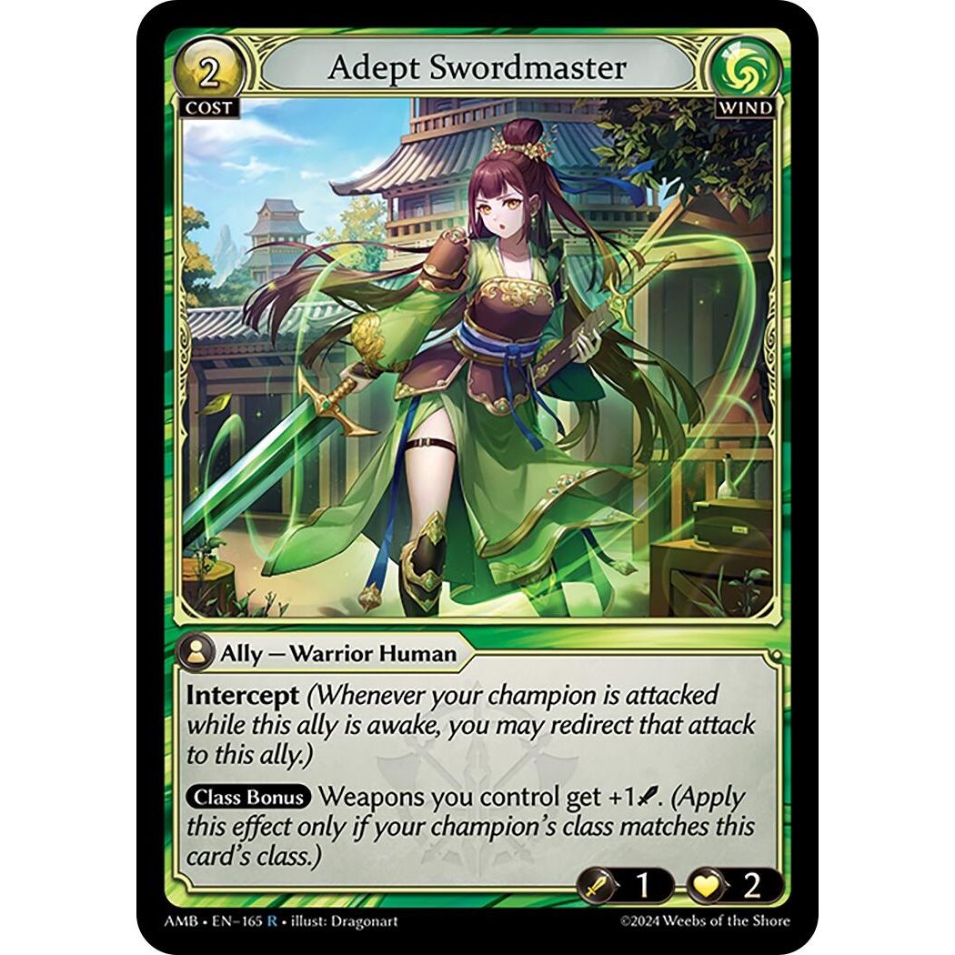 Image for Adept Swordmaster (165) (Mortal Ambition) - Grand Archive TCG