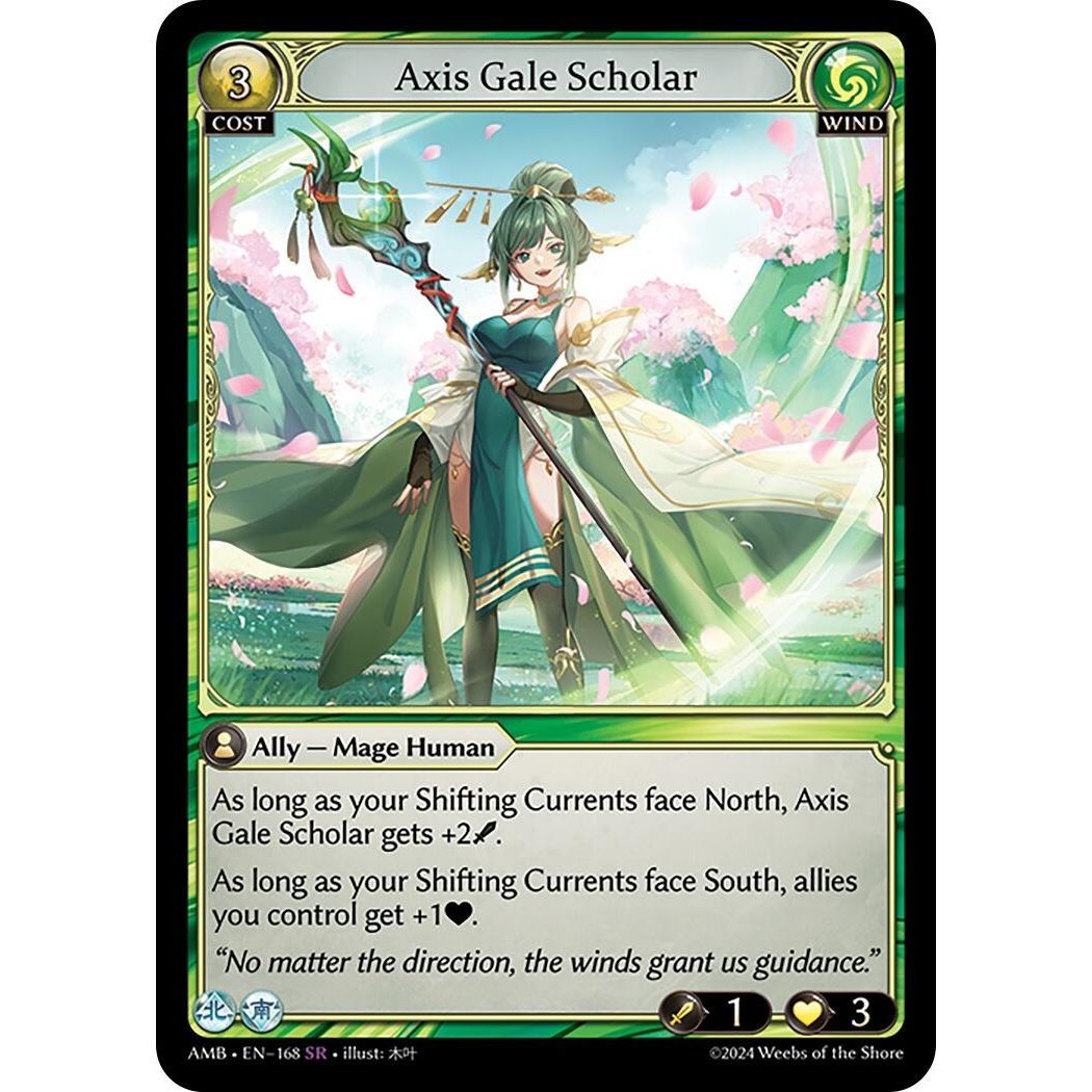 Image for Axis Gale Scholar (168) (Mortal Ambition) - Grand Archive TCG