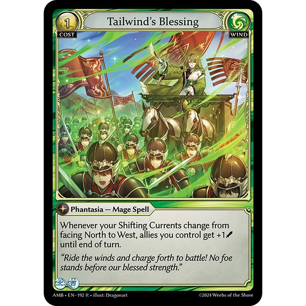 Image for Tailwind's Blessing (192) (Mortal Ambition) - Grand Archive TCG