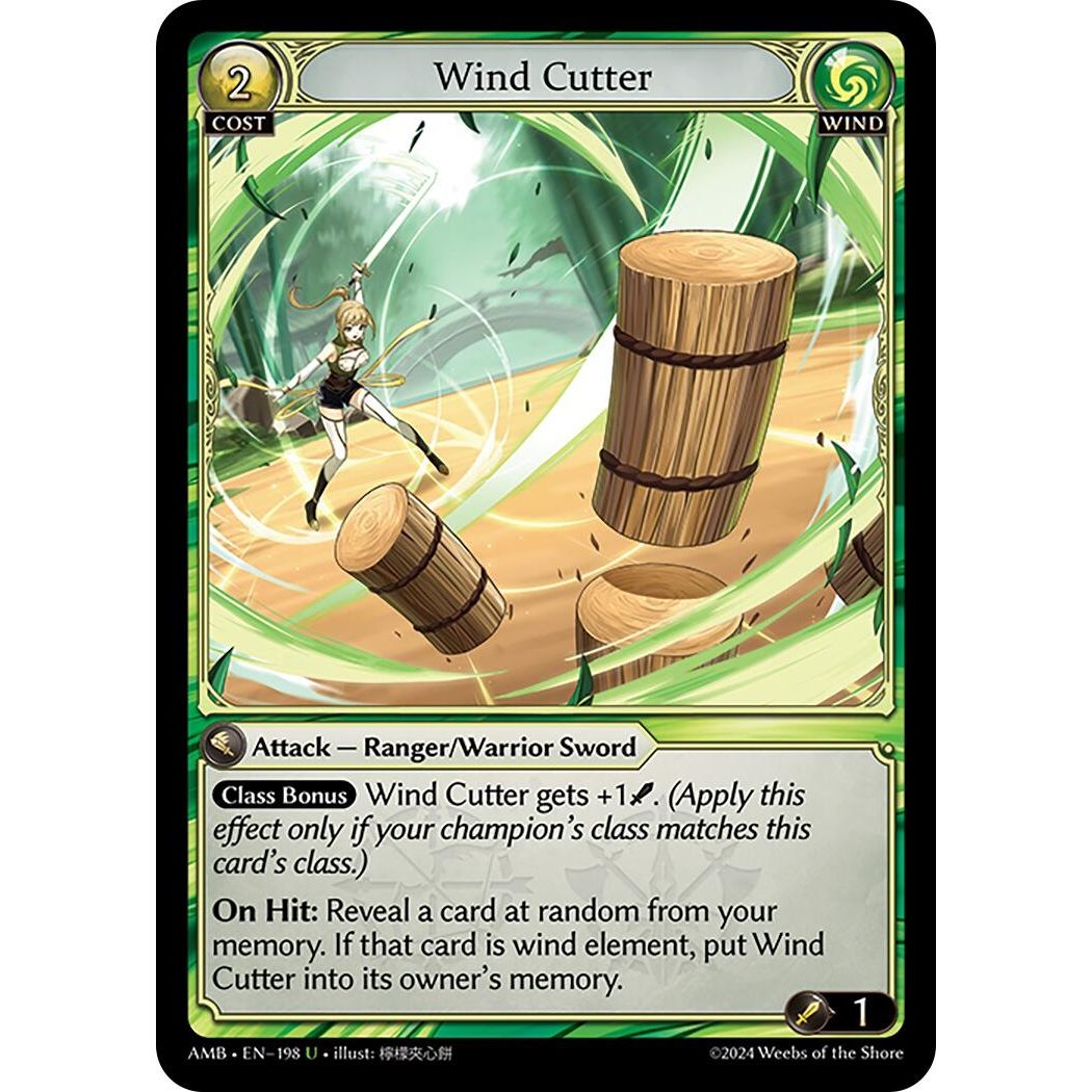 Image for Wind Cutter (198) (Mortal Ambition) - Grand Archive TCG