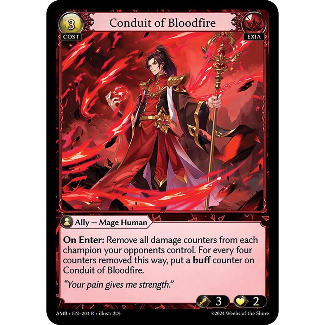 Image for Conduit of Bloodfire (203) (Mortal Ambition) - Grand Archive TCG