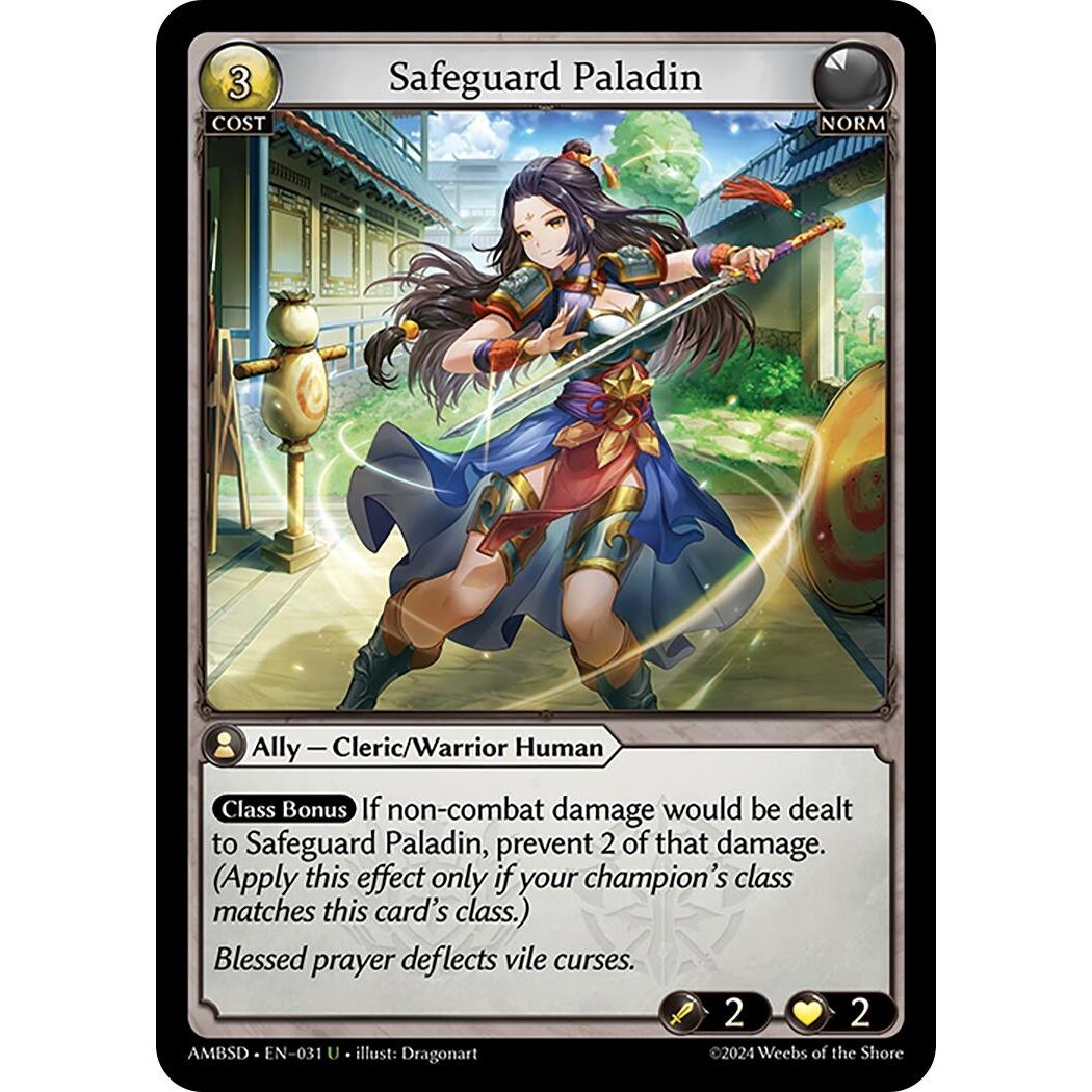 Image for Safeguard Paladin (031) (Mortal Ambition Starter Decks) - Grand Archive TCG