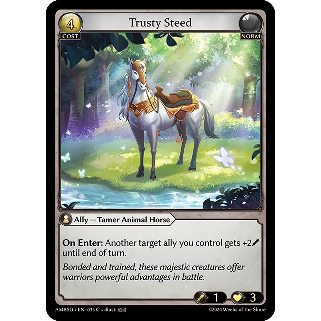 Image for Trusty Steed (035) (Mortal Ambition Starter Decks) - Grand Archive TCG