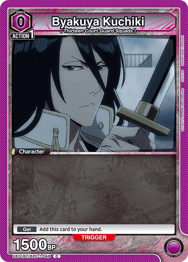 Image for Byakuya Kuchiki (048) (Box Topper Foil) (UE01BT/BLC-1-048) (UE01BT: BLEACH: Thousand-Year Blood War) (UE01BT) - Union Arena