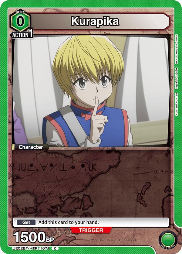 Image for Kurapika (071) (Box Topper Foil) (UE02BT/HTR-1-071) (UE02BT: HUNTER X HUNTER) (UE02BT) - Union Arena