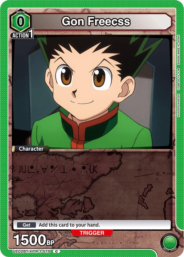 Image for Gon Freecss (075) (Box Topper Foil) (UE02BT/HTR-1-075) (UE02BT: HUNTER X HUNTER) (UE02BT) - Union Arena