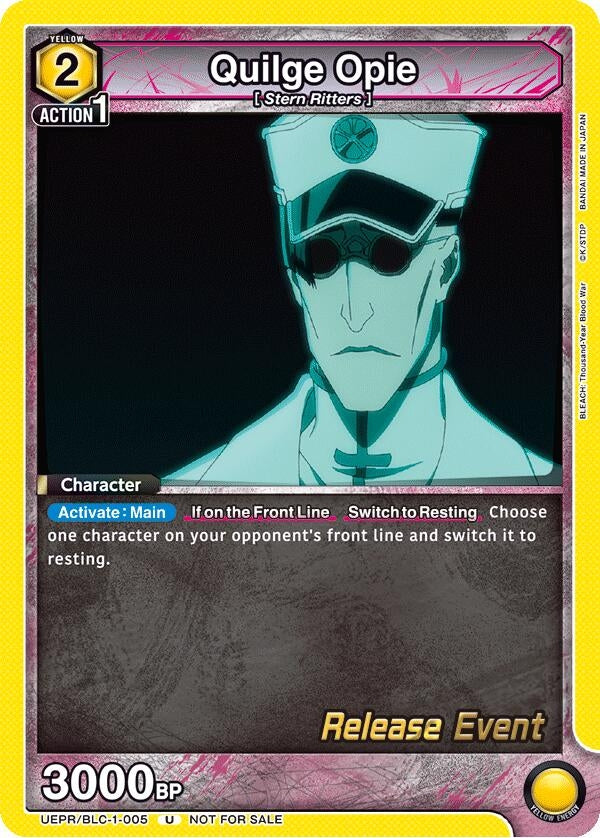 Image for Quilge Opie (005) (UEPR/BLC-1-005) (UE01BT: BLEACH: Thousand-Year Blood War Release Event Cards) (UE01BT_RE) - Union Arena