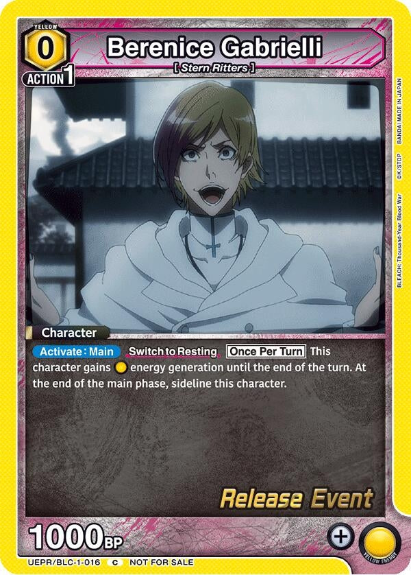 Image for Berenice Gabrielli (UEPR/BLC-1-016) (UE01BT: BLEACH: Thousand-Year Blood War Release Event Cards) (UE01BT_RE) - Union Arena