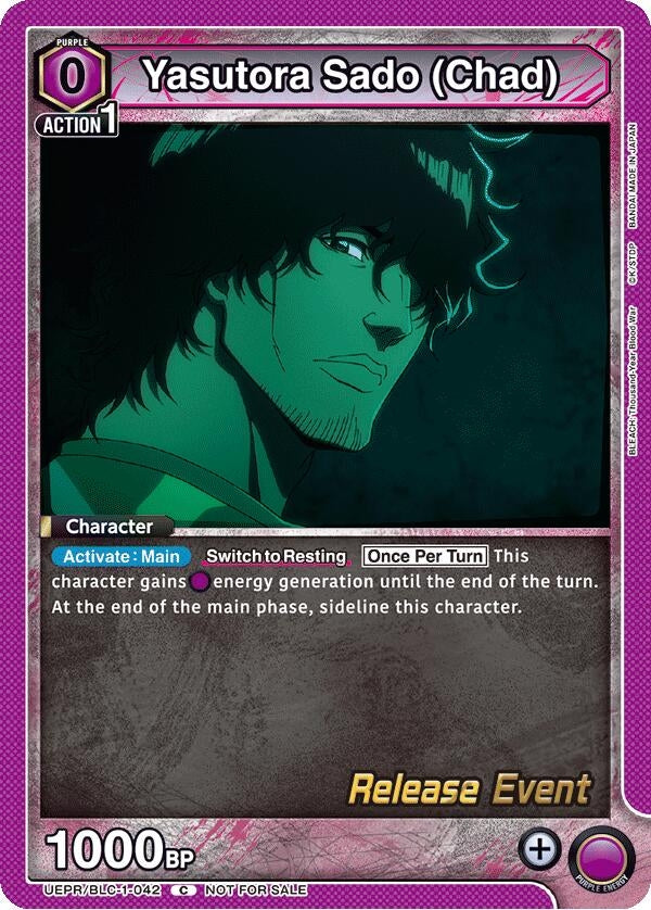 Image for Yasutora Sado (Chad) (UEPR/BLC-1-042) (UE01BT: BLEACH: Thousand-Year Blood War Release Event Cards) (UE01BT_RE) - Union Arena