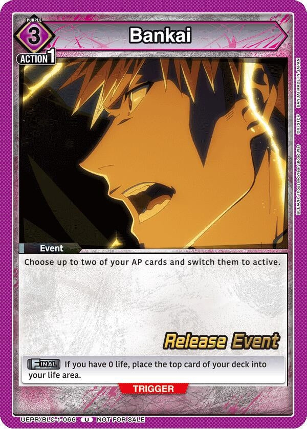 Image for Bankai (066) (UEPR/BLC-1-066) (UE01BT: BLEACH: Thousand-Year Blood War Release Event Cards) (UE01BT_RE) - Union Arena
