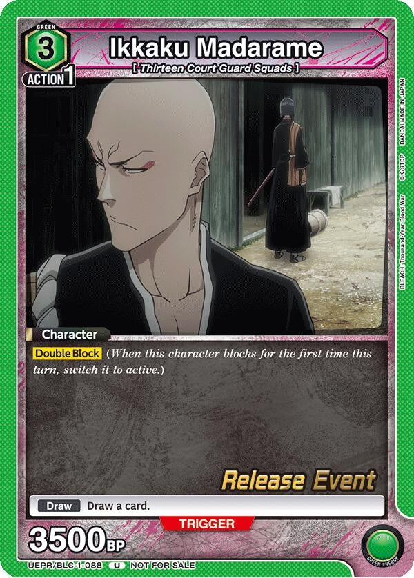 Image for Ikkaku Madarame (UEPR/BLC-1-088) (UE01BT: BLEACH: Thousand-Year Blood War Release Event Cards) (UE01BT_RE) - Union Arena