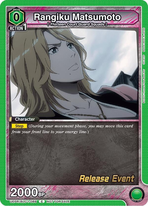 Image for Rangiku Matsumoto (089) (UEPR/BLC-1-089) (UE01BT: BLEACH: Thousand-Year Blood War Release Event Cards) (UE01BT_RE) - Union Arena