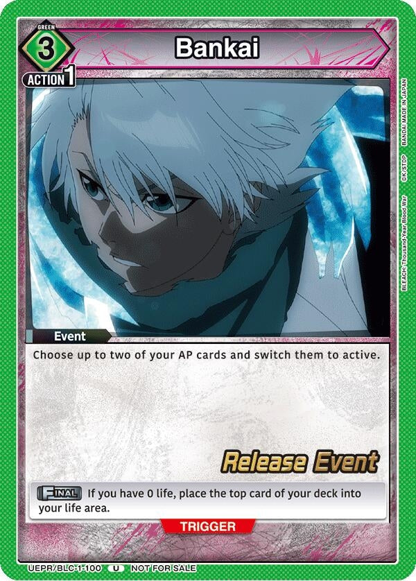Image for Bankai (100) (UEPR/BLC-1-100) (UE01BT: BLEACH: Thousand-Year Blood War Release Event Cards) (UE01BT_RE) - Union Arena