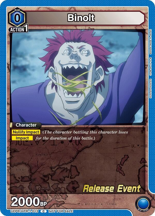 Image for Binolt (UEPR/HTR-1-013) (UE02BT: HUNTER X HUNTER Release Event Cards) (UE02BT_RE) - Union Arena