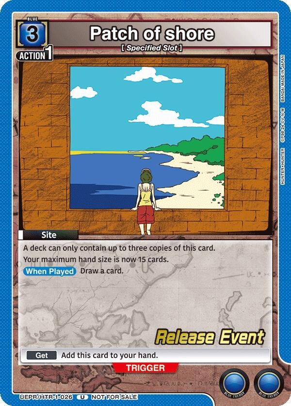 Image for Patch of shore (UEPR/HTR-1-026) (UE02BT: HUNTER X HUNTER Release Event Cards) (UE02BT_RE) - Union Arena