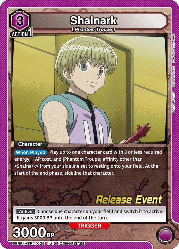 Image for Shalnark (UEPR/HTR-1-039) (UE02BT: HUNTER X HUNTER Release Event Cards) (UE02BT_RE) - Union Arena