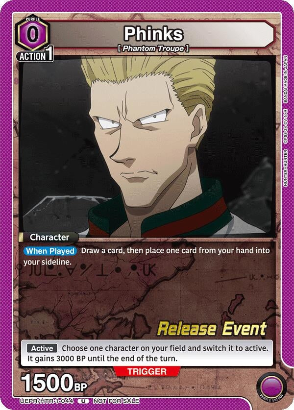 Image for Phinks (UEPR/HTR-1-044) (UE02BT: HUNTER X HUNTER Release Event Cards) (UE02BT_RE) - Union Arena