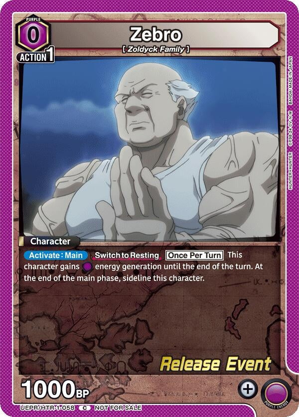Image for Zebro (UEPR/HTR-1-058) (UE02BT: HUNTER X HUNTER Release Event Cards) (UE02BT_RE) - Union Arena