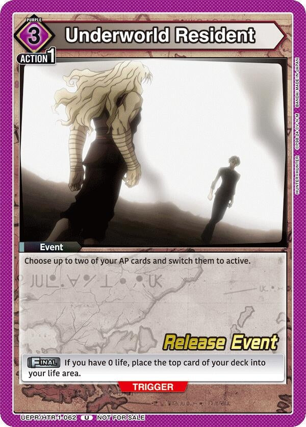 Image for Underworld Resident (UEPR/HTR-1-062) (UE02BT: HUNTER X HUNTER Release Event Cards) (UE02BT_RE) - Union Arena
