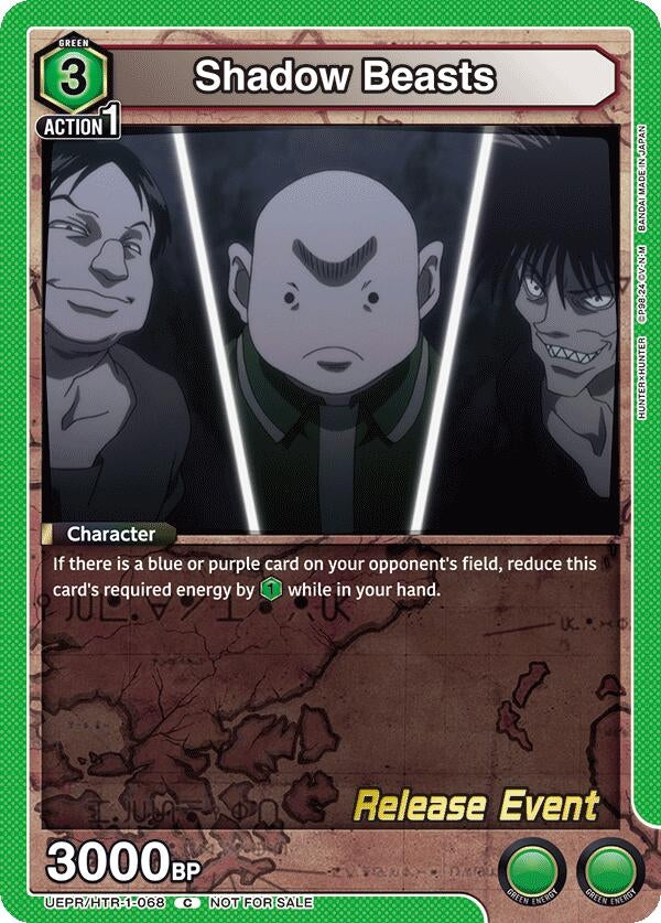 Image for Shadow Beasts (UEPR/HTR-1-068) (UE02BT: HUNTER X HUNTER Release Event Cards) (UE02BT_RE) - Union Arena
