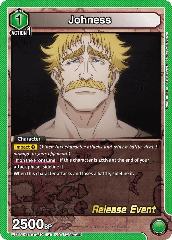 Image for Johness (UEPR/HTR-1-080) (UE02BT: HUNTER X HUNTER Release Event Cards) (UE02BT_RE) - Union Arena