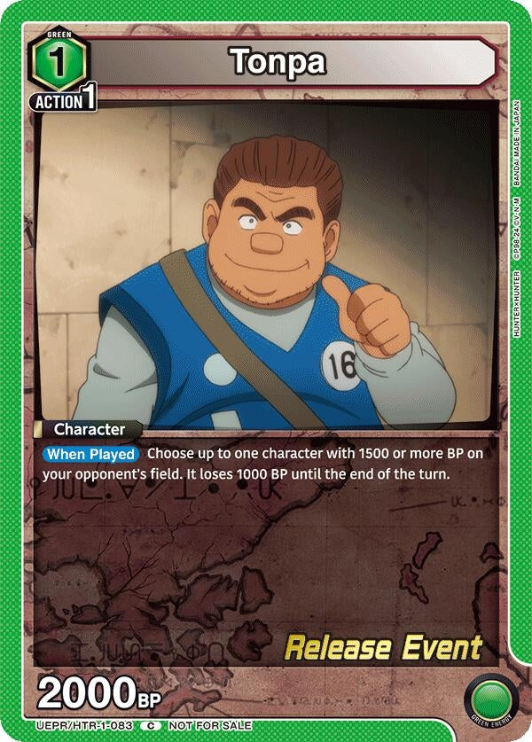 Image for Tonpa (UEPR/HTR-1-083) (UE02BT: HUNTER X HUNTER Release Event Cards) (UE02BT_RE) - Union Arena