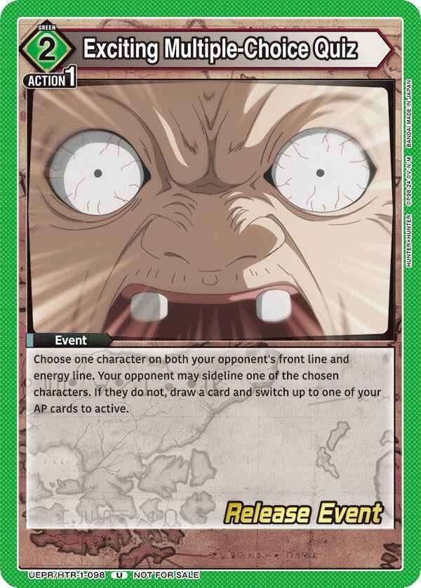 Image for Exciting Multiple-Choice Quiz (UEPR/HTR-1-098) (UE02BT: HUNTER X HUNTER Release Event Cards) (UE02BT_RE) - Union Arena
