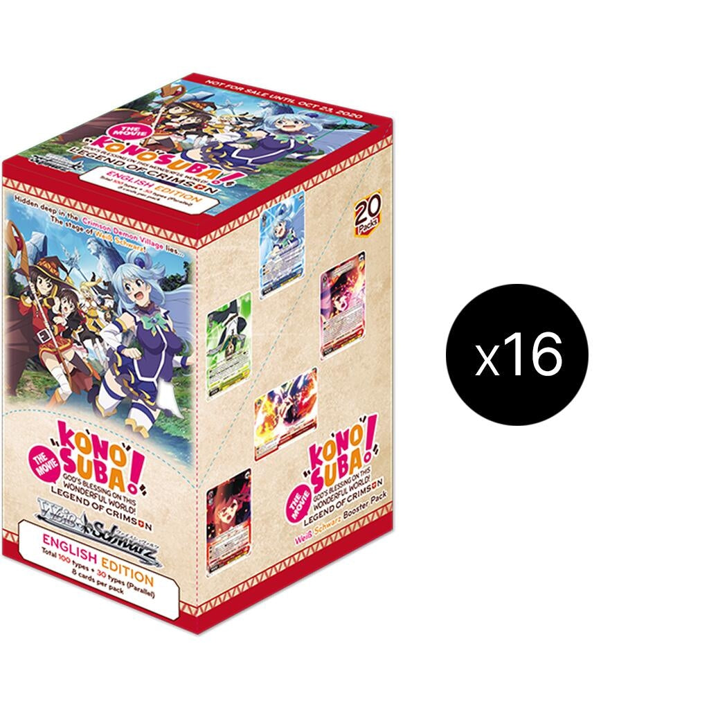 Image for Konosuba The Movie: Legend of Crimson Booster Box Case [Second Edition] - Weiss Schwarz