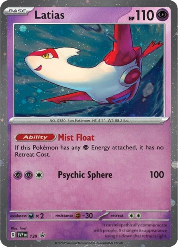 Image for Latias - 139 (Cosmo Holo) (139) (SV: Scarlet & Violet Promo Cards) (SVP) - Pokemon