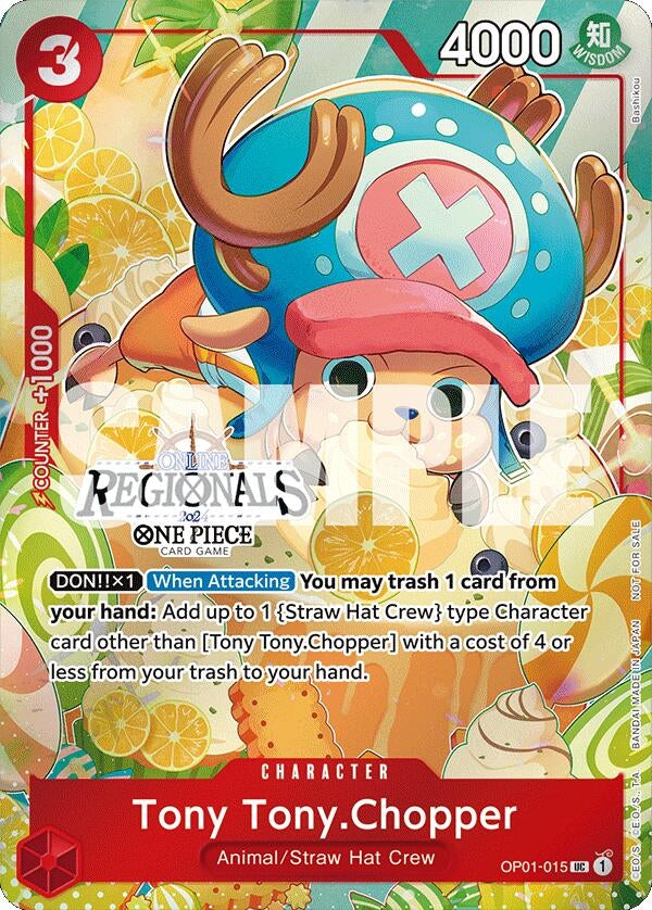 Image for Tony Tony.Chopper (Online Regional 2024 Vol. 3) (OP01-015) (One Piece Promotion Cards) (OP-PR) - One Piece Card Game