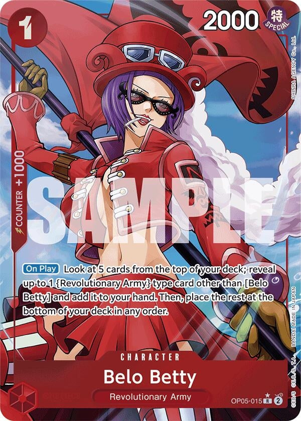 Image for Belo Betty (Alternate Art) (OP05-015) (Premium Booster -The Best-) (PRB-01) - One Piece Card Game