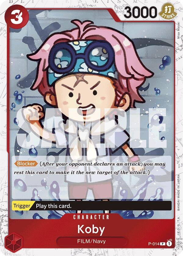 Image for Koby (Jolly Roger Foil) (P-014) (Premium Booster -The Best-) (PRB-01) - One Piece Card Game