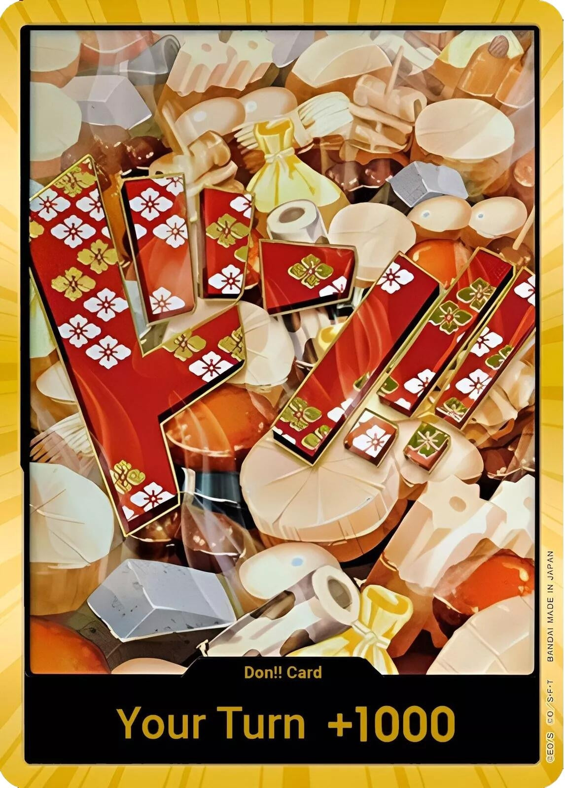 Image for DON!! Card (Oden) (Gold) (Premium Booster -The Best-) (PRB-01) - One Piece Card Game