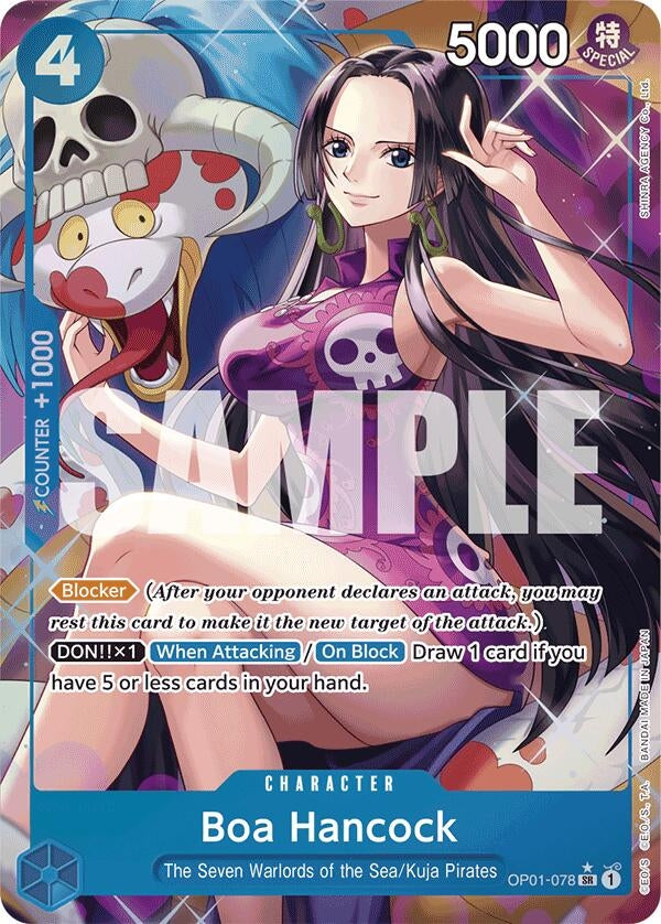 Image for Boa Hancock (OP01-078) (Alternate Art) (OP01-078) (Premium Booster -The Best-) (PRB-01) - One Piece Card Game