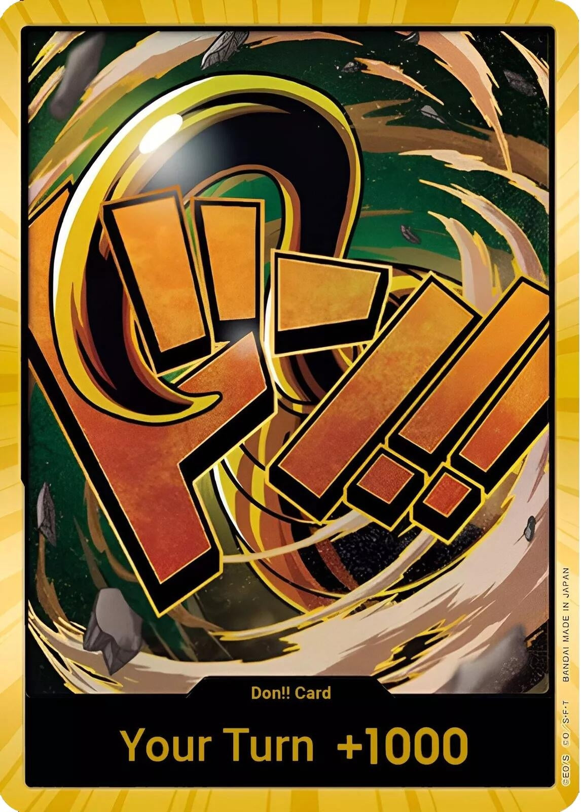 Image for DON!! Card (Crocodile) (Gold) (Premium Booster -The Best-) (PRB-01) - One Piece Card Game